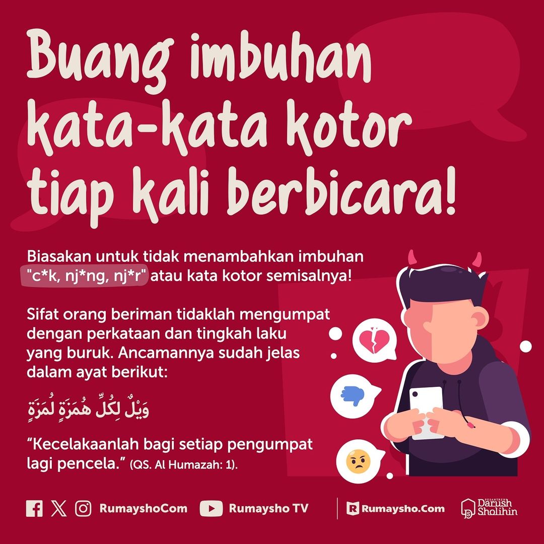 fotodakwah's tweet photo. Hukum berkata kotor https://t.co/qJYxnrFHq2