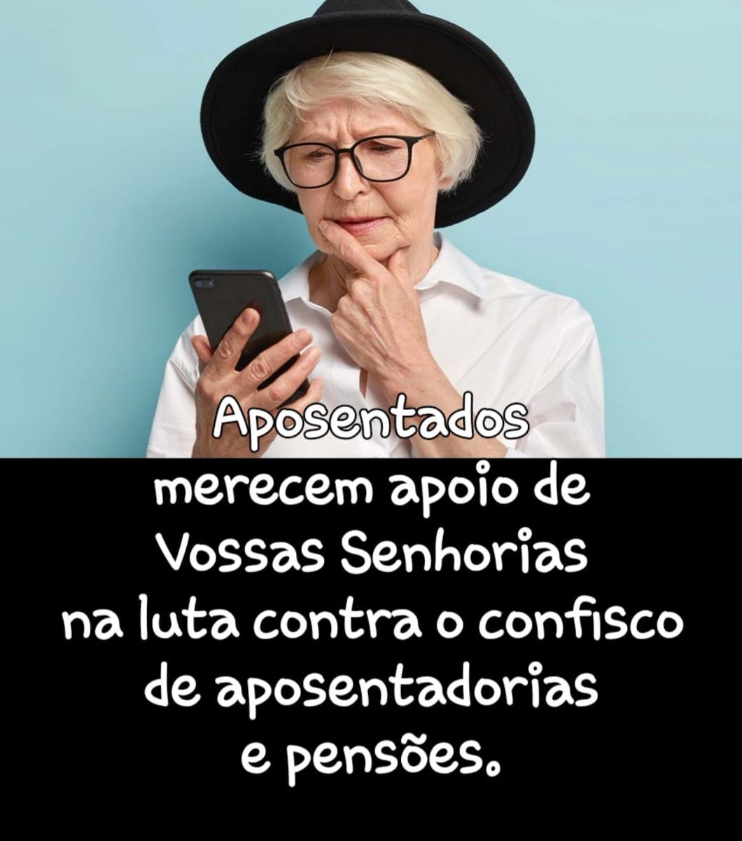 Ministros do supremo, estamos aqui pedindo gratidão. Continue com o julgamento do art. 149 da EC103, por favor, Excelência <a href="/gilmarmendes/">Gilmar Mendes</a>
<a href="/STF_oficial/">STF</a>
<a href="/LRobertoBarroso/">Luís Roberto Barroso</a>
<a href="/alexandre/">R.s</a>
Valorizem Aposentados
#AposentadoriaHonrada
