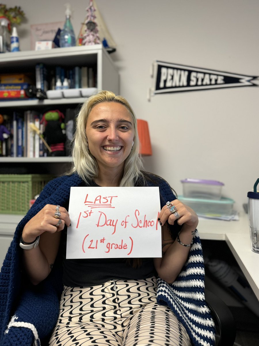 Dr. Nancy Dennis (@psucogaginglab) on Twitter photo Happy last “first day of school” to my AHmazing grad student <a href="/ccarpenter_15/">Cat Carpenter, M.S.</a> !
The end is in sight !!!
#graduationyear #21stgrade #YouGotThis Happy last “first day of school” to my AHmazing grad student <a href="/ccarpenter_15/">Cat Carpenter, M.S.</a> !
The end is in sight !!!
#graduationyear #21stgrade #YouGotThis