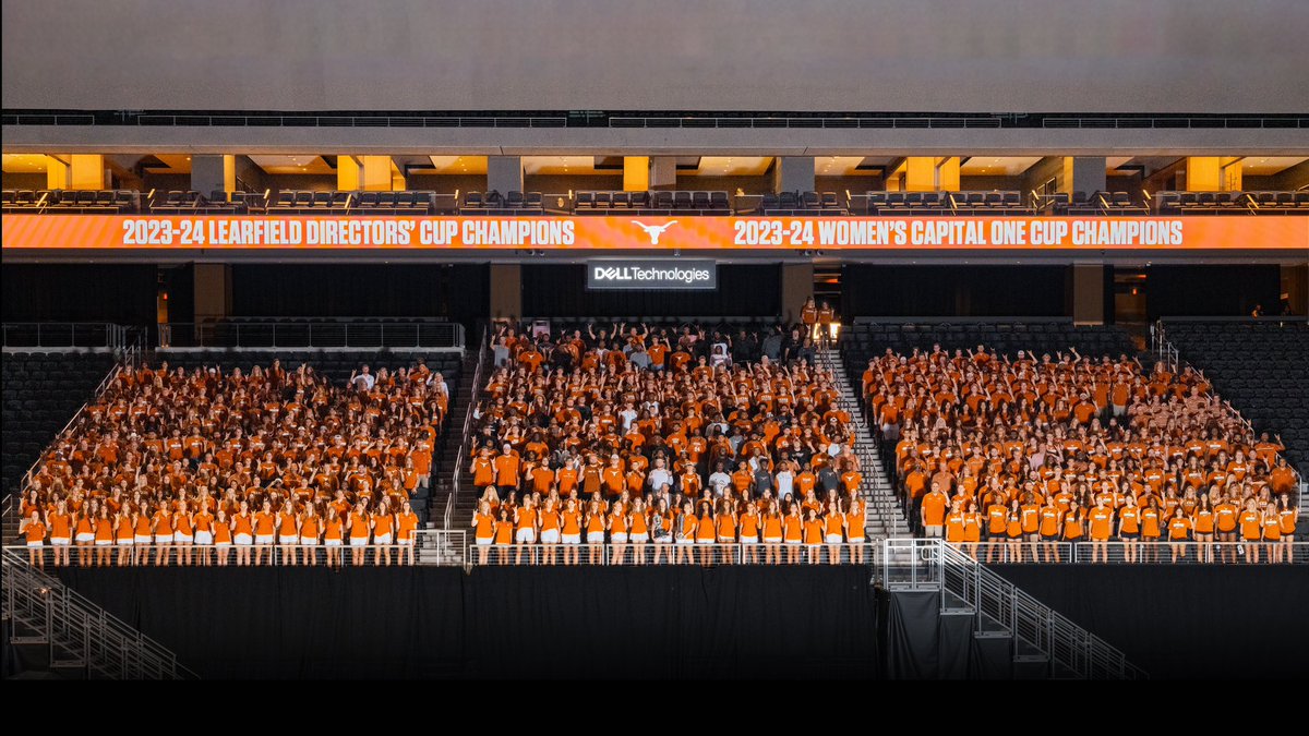 TexasLonghorns's tweet image. your 2023-24 Learfield Directors’ Cup and Women’s Capital One Cup Champions! 🏆🤘

#HookEm