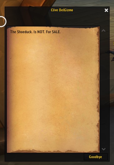 Ok, but where did Shoeduck get the shoes?!

#TheWarWithin