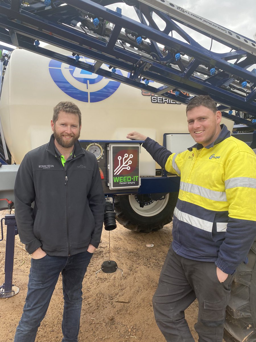 Ryan Cale our WEED-IT wizard heading to <a href="/DowerinFieldDay/">Dowerin Machinery Field Days</a> with our OEM @CalibreSpraying ! 
A magic time here in WA 🌱