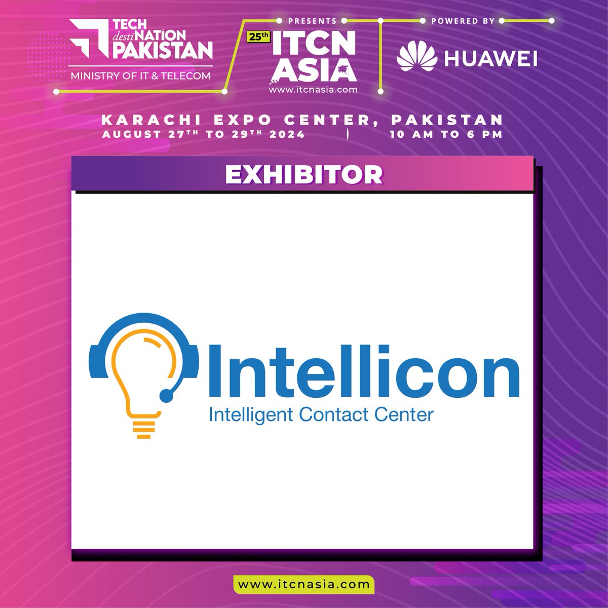 ITCNASIASOCIAL's tweet image. We are proud to welcome #Intellicon as an esteemed exhibitor at the 25th edition of #ITCNAsia. 

Intellicon has been at the forefront of the technological #transformation, offering innovative #ICT solutions that optimize communication, collaboration,&amp;amp; decision-making. 

#Tech4All