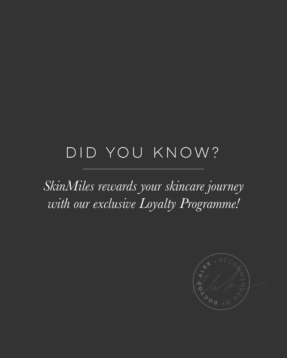SkinMiles's tweet image. Earn points with every purchase and redeem them for discounts on future orders. Plus, enjoy special birthday treats & insider perks just for being a part of our community.
Start earning rewards today and let your skincare routine work harder for you!
#SkinMiles #LoyaltyProgramme
