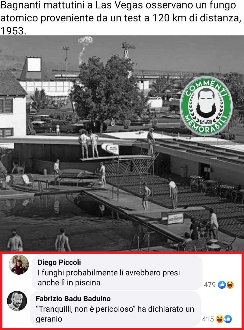 CM_Memorabili's tweet photo. I buongiorni, quelli radiosi. #commentimemorabili #testnucleari #lasvegas https://t.co/rmYoQRbGyL
