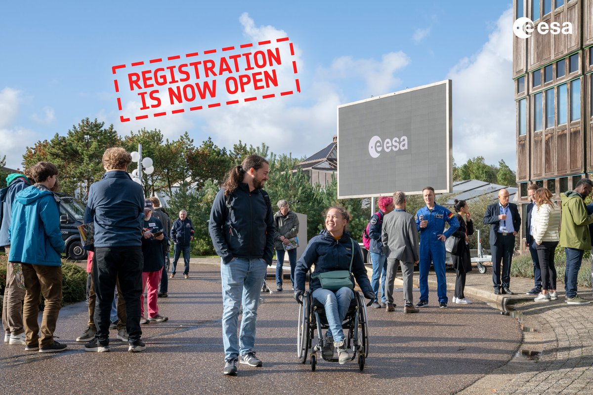 Schrijf nu in: ESA Open Dag 2024 voor mensen met een beperking👇 esa.int/About_Us/ESTEC…