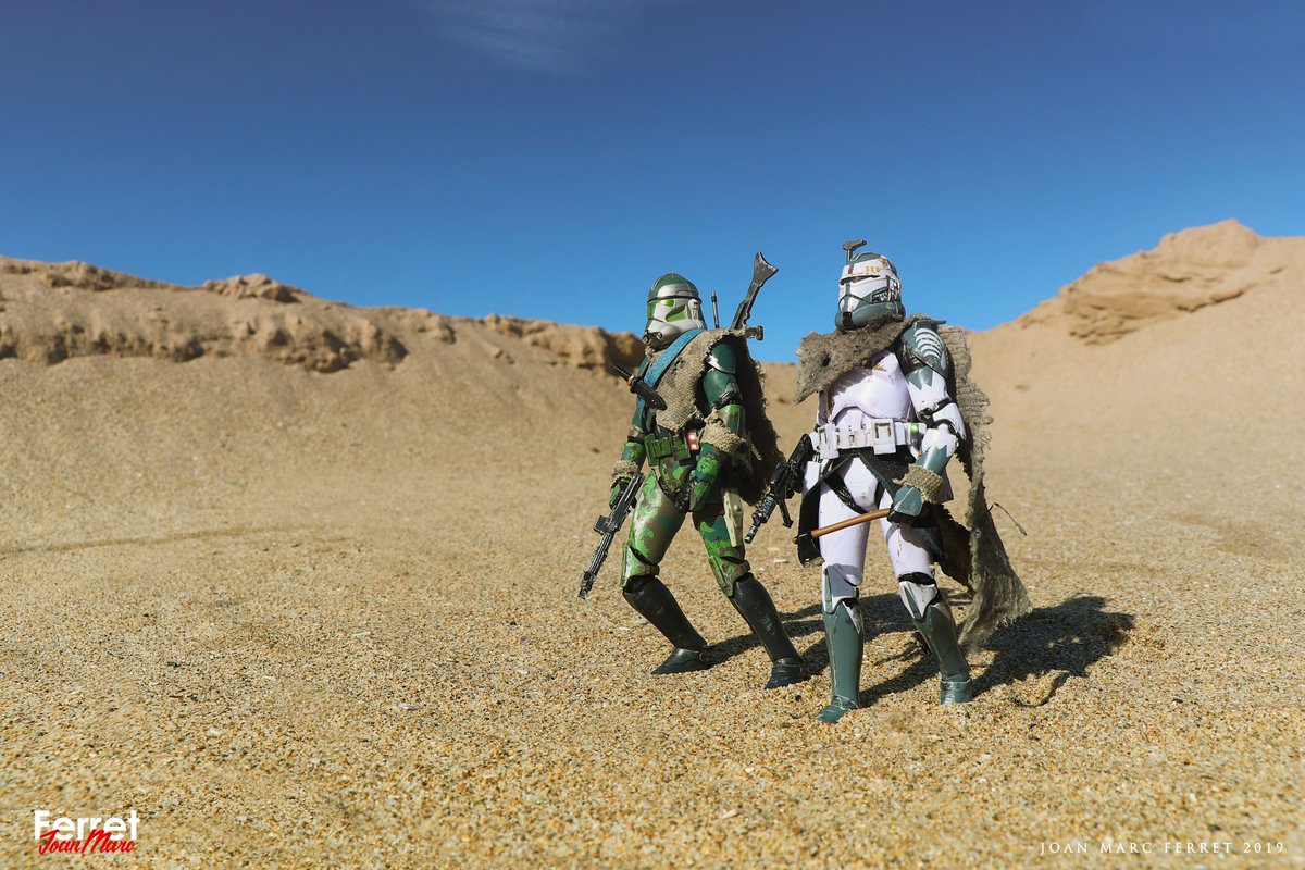 JoanMarcF's tweet photo. Buenos días!☕️☀️
Que tengáis un buen martes!☺️
Foto: Clones 🏜️
📌IG: joanmarcf
📌YT: joan marc - galaxy's corner
#photo #TheAcolyteCanceled #toyphotography #starwars #figura #hasbro #blackseries #art #artist #cinema ⬇️🎬☺️ https://t.co/zpUVSp33qY