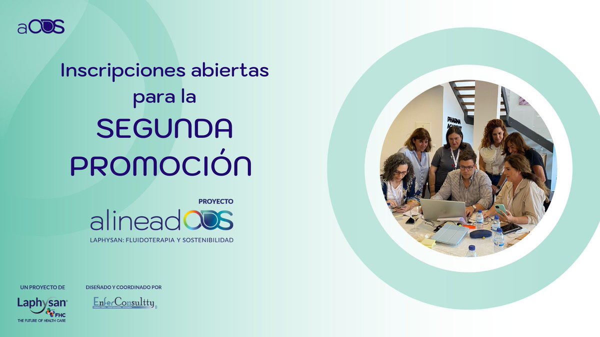 ¿Quieres   formar parte de #AlineadODS? 
  ¡¡COMIENZA LA 2ª EDICIÓN!! 
    Estamos reuniendo al equipo de profesionales sanitarios que   contribuirán a explorar soluciones más ecológicas en FIV en hospitales.   
    Más info: laphysan.es/web/alineadods/
    ¡¡Comparte el post!!