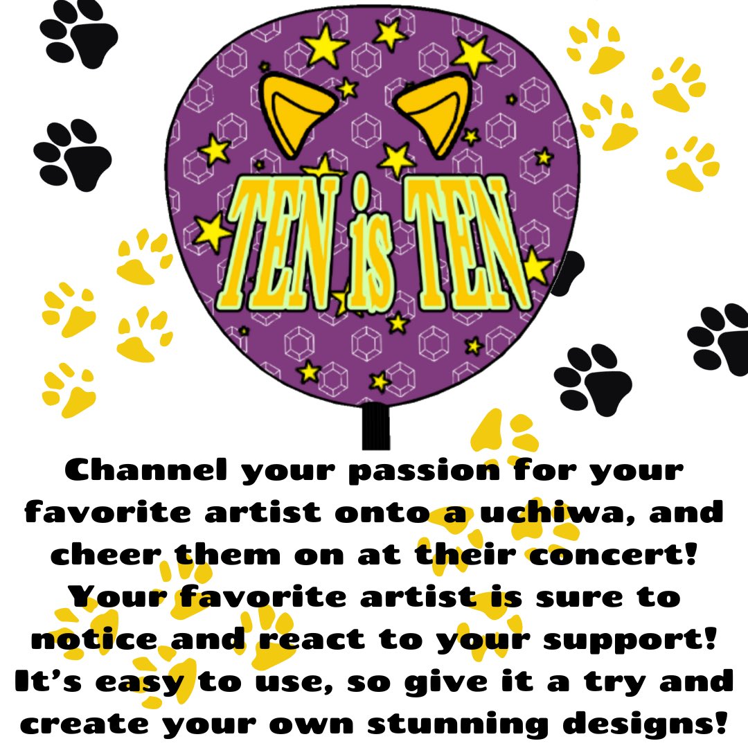 Today I designed WayV Ten uchiwa 🕺

Web Deco allows you to create designs just the way you imagine them ✨
You can also cut and paste photos, so be sure to give it a try!    

🌟 fun-create-overseas.com

#WayV #NCT #TEN #KUN #WINWIN #XIAOJUN #HENDERY #YANGYANG