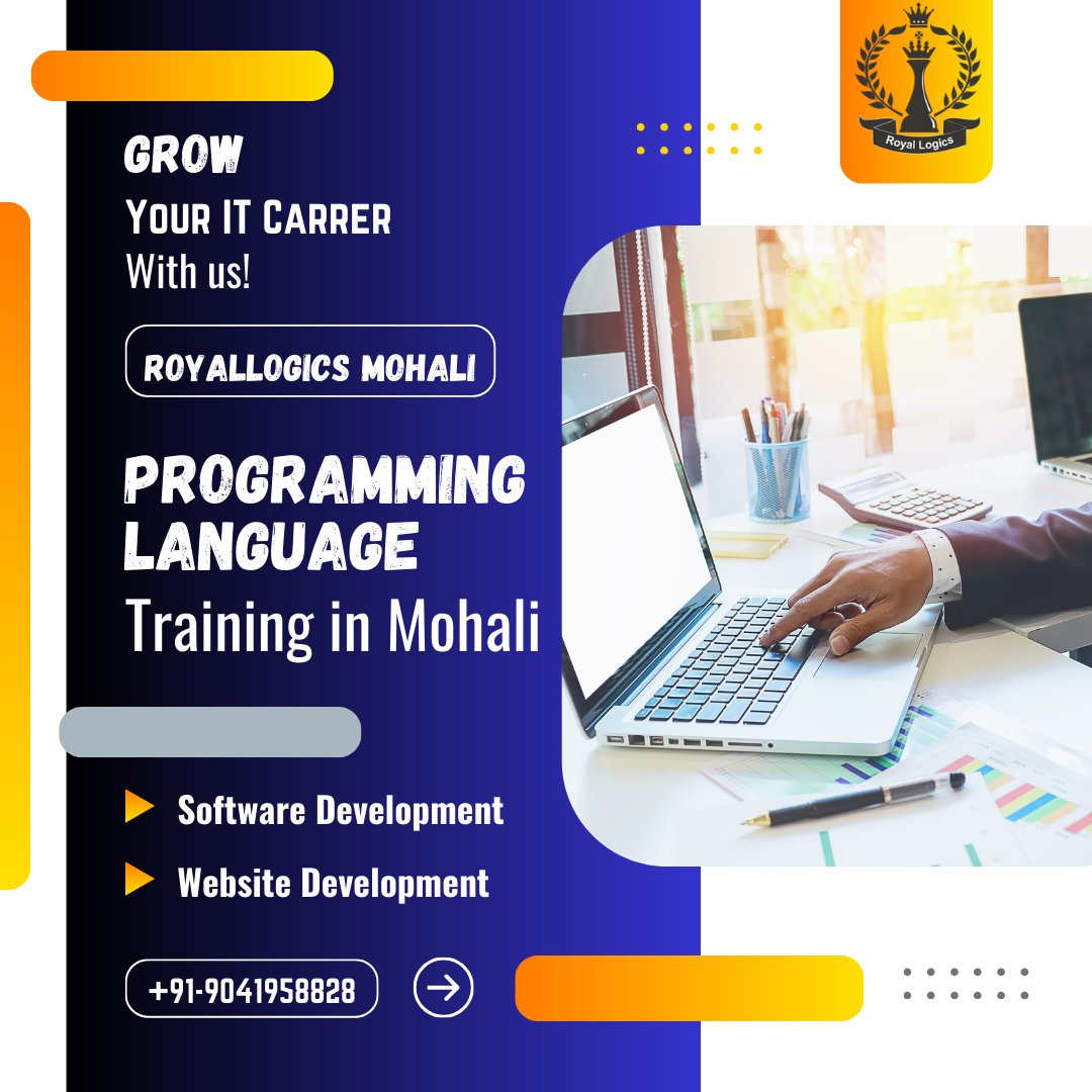 Royallogics1's tweet image. Programming Languages Training in Mohali!
🚀 Ready to kickstart your coding journey? Join RoyalLogics in Mohali for top-notch Programming language training!
#ProgrammingTraining #LearnToCode #RoyalLogics #CareerGrowth #TechSkills #CodingLife #JoinNow #RoyallogicsMohali 💻✨