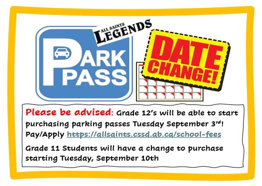 FYI new parking pass information!