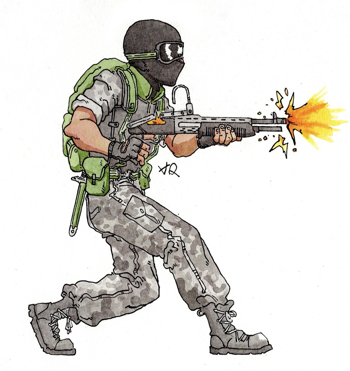 VeliteAquila's tweet photo. HECU shotgun trooper from Half Life https://t.co/1gHyqwvtlY