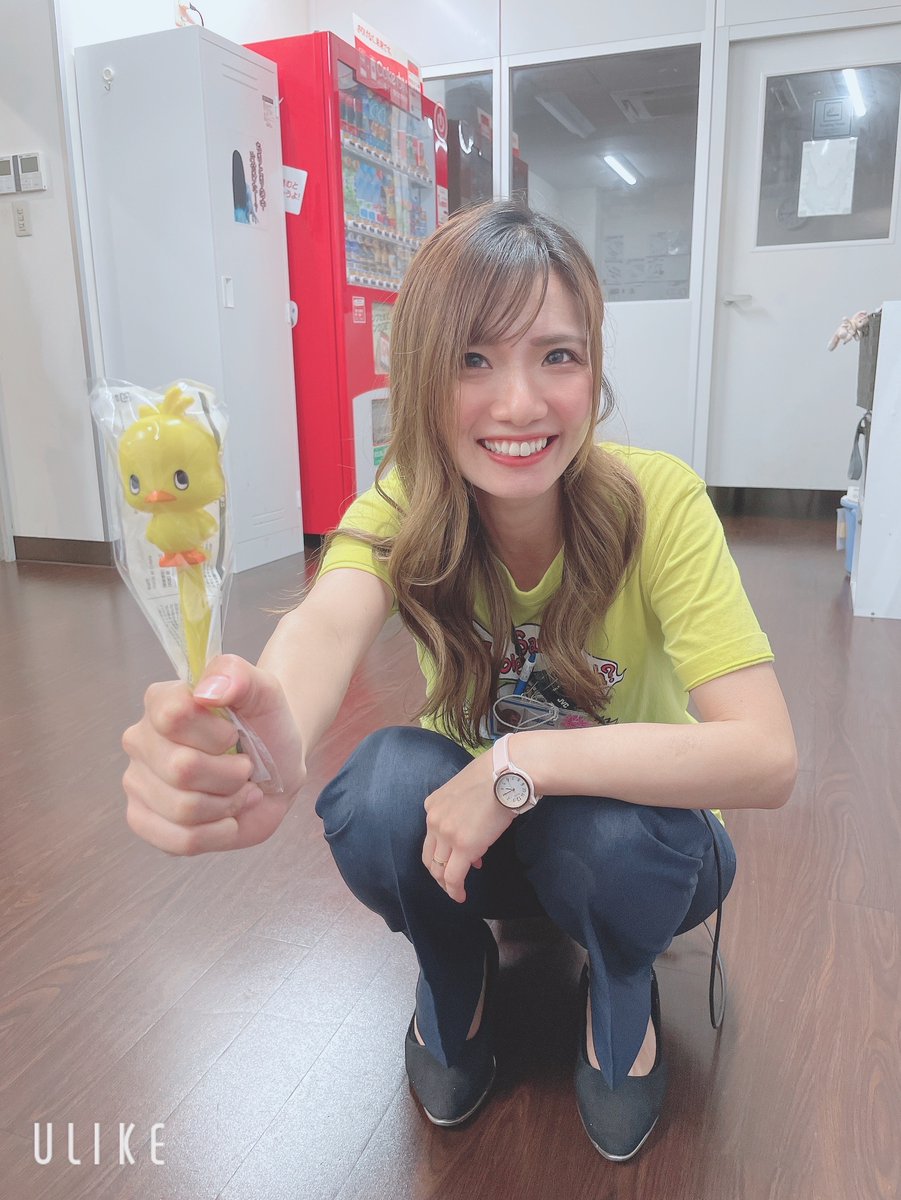 黄色くてかわいい子☺️ 何のキャラクターかわかりますよね？😌 名前は