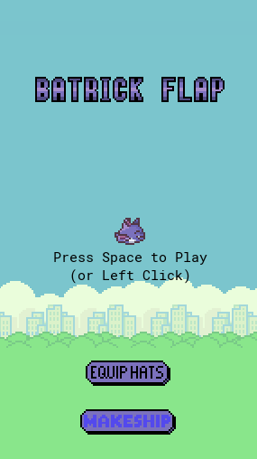 BatAtVideoGames's tweet photo. Also ! Big news !
Not only is the Batrick plush officially available to buy in the next 21 days, there's also a little browser Flappy Bird game where you can play as him, gather coins and get cute hats to equip

Plush: https://t.co/gTlQm1ONPh
Game: https://t.co/hifbMmb6np https://t.co/2Mxlj9nchM