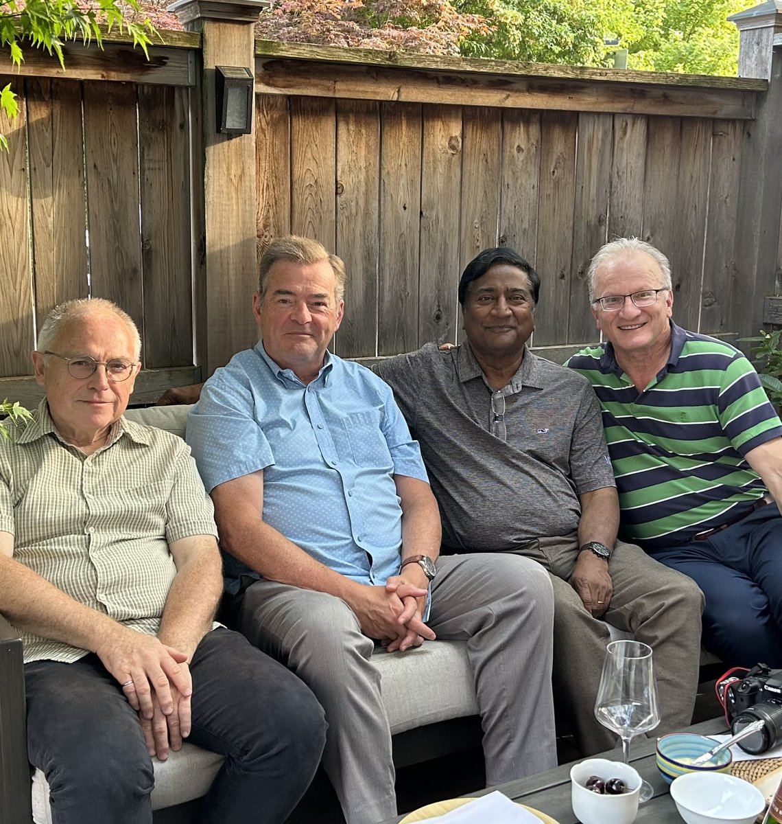 50 years later, a reunion of our national championship team of <a href="/CBC/">CBC</a> “Reach for the Top”. The only H.S. from Newfoundland to win it. Maybe thicker around the middle, but still sharp as tacks. A wonderful weekend sharing memories of a special time in our lives. #MondayMotivation