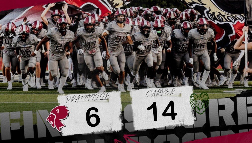 Lion Football splits tonight in the season opener for 9th and JV.  Go Lions!🦁