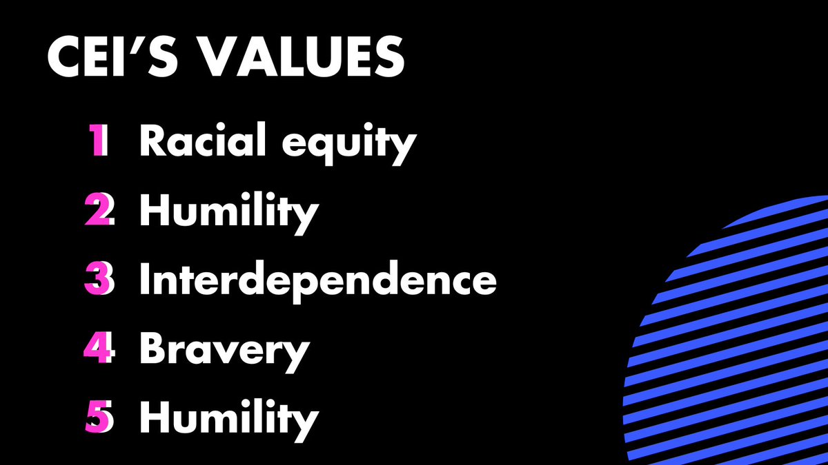 At CEI, we move in alignment with our values. They guide our partnerships, engagements, workflows, and processes. 

Learn more about our values and how we work here: evaluationinnovation.org/about-us/our-v…