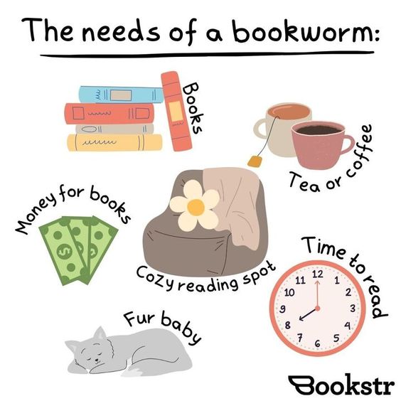 BookstrOfficial's tweet photo. This is essential for every book lover!

[🎨 Original art by Krysten Winkler]

#books #bookessentials #bookgraphics https://t.co/rcyh0zWTiT