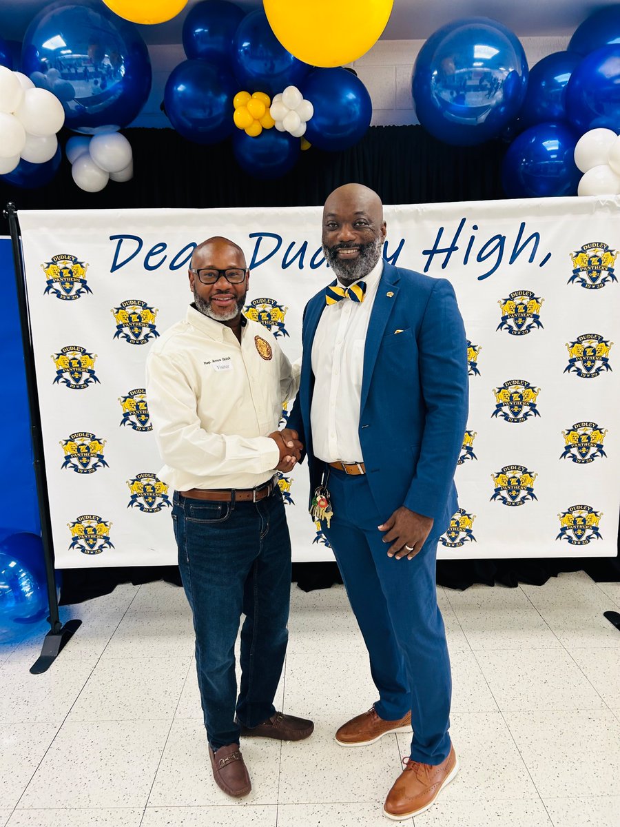 Erika U. Wilson (@dancingeducator) on Twitter photo Dudley alumni and members of the Divine 9 showed up and showed OUT for our scholars today!! The energy in the building was electric. What a wonderful way to start the new year!! We APPRECIATE YOU!!!🥰💙💛 #firstday #firstdayofschool2024 #welcomeback <a href="/WeAreDHS/">DUDLEY PANTHERS</a> Dudley alumni and members of the Divine 9 showed up and showed OUT for our scholars today!! The energy in the building was electric. What a wonderful way to start the new year!! We APPRECIATE YOU!!!🥰💙💛 #firstday #firstdayofschool2024 #welcomeback <a href="/WeAreDHS/">DUDLEY PANTHERS</a>