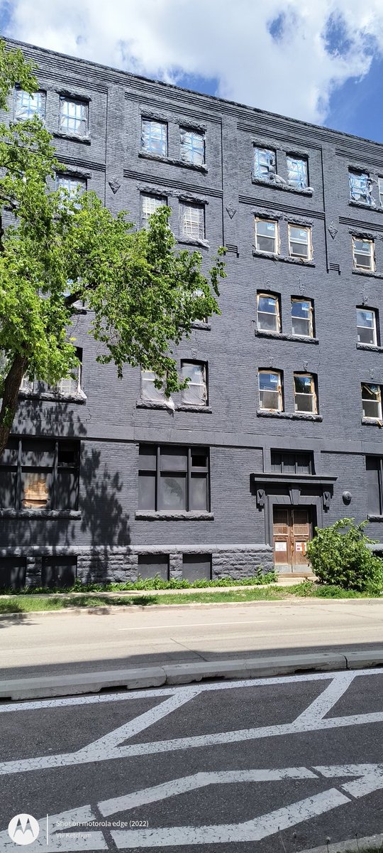 They were clearing the rubble of the remaining demolished building of 579 McDermot today.