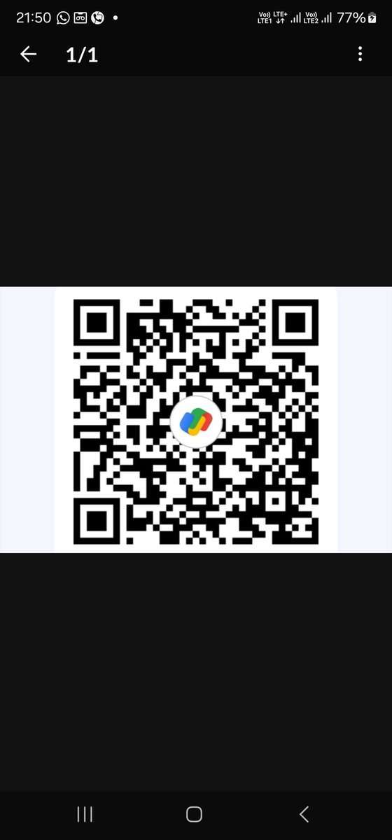 gyk88's tweet photo. @GooglePayIndia This qr is using by scammer https://t.co/QmTG2KjJb0
