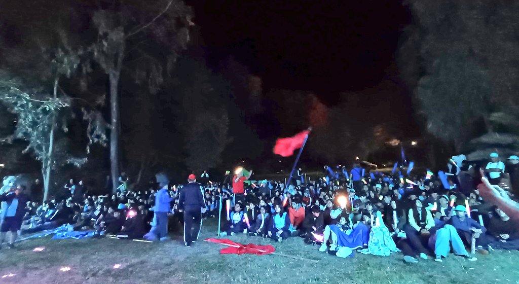 🔰 Dr. Grimaldo Rojas en conjunto con la administración con la ASEACE, dan por aperturado el #ColeCamp2024 🏕 #ContraCorriente de los 4 colegios de la #APCE. 🤗 ¡Listos para vivir un ColeCamp extraordinario! 💙💫