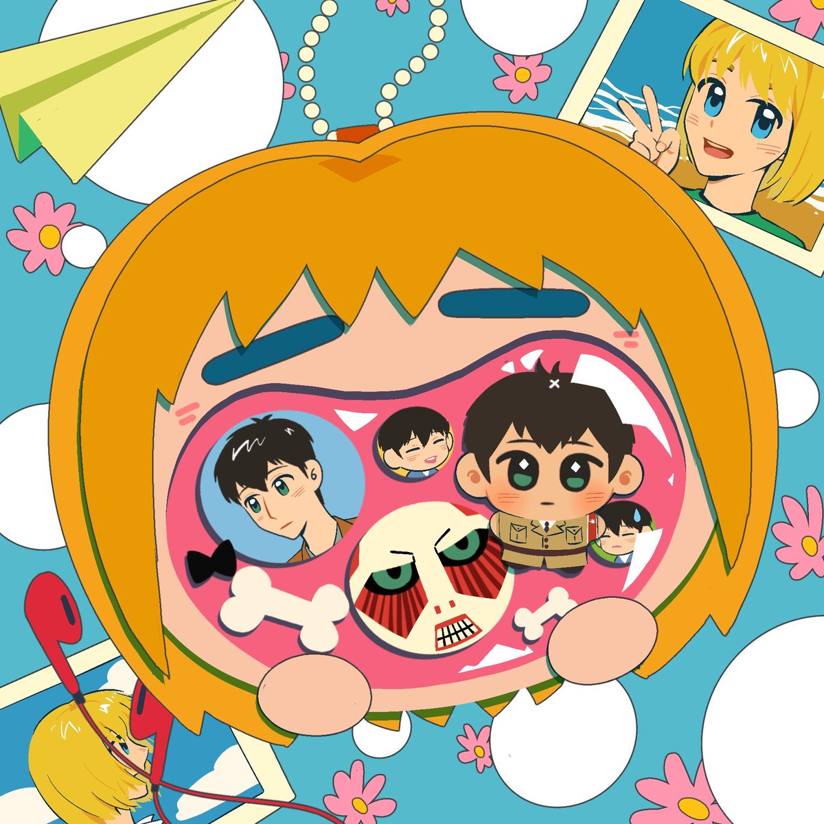 euaaizbo34's tweet image. 明贝的大嘴痛包（。
#aot 
#進擊の巨人