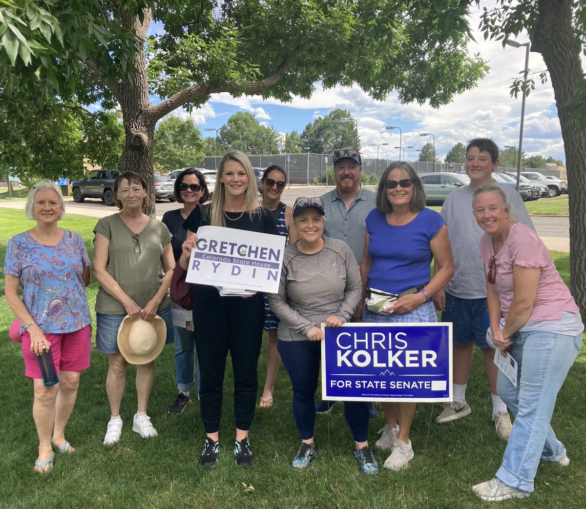 We had an awesome canvass launch this weekend! Thank you @senatorkolker for hosting the morning launch and thanks to all of you who came out to support me in Jefferson County.