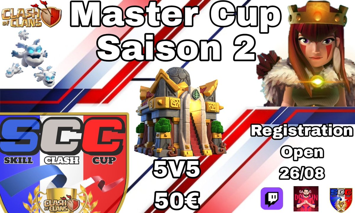 MasterCup is back! Season 2 open 💥 Registration until September 6. Don't miss it, it's a unique non-meta format.
Register on discord: discord.gg/pAudpgHsZG