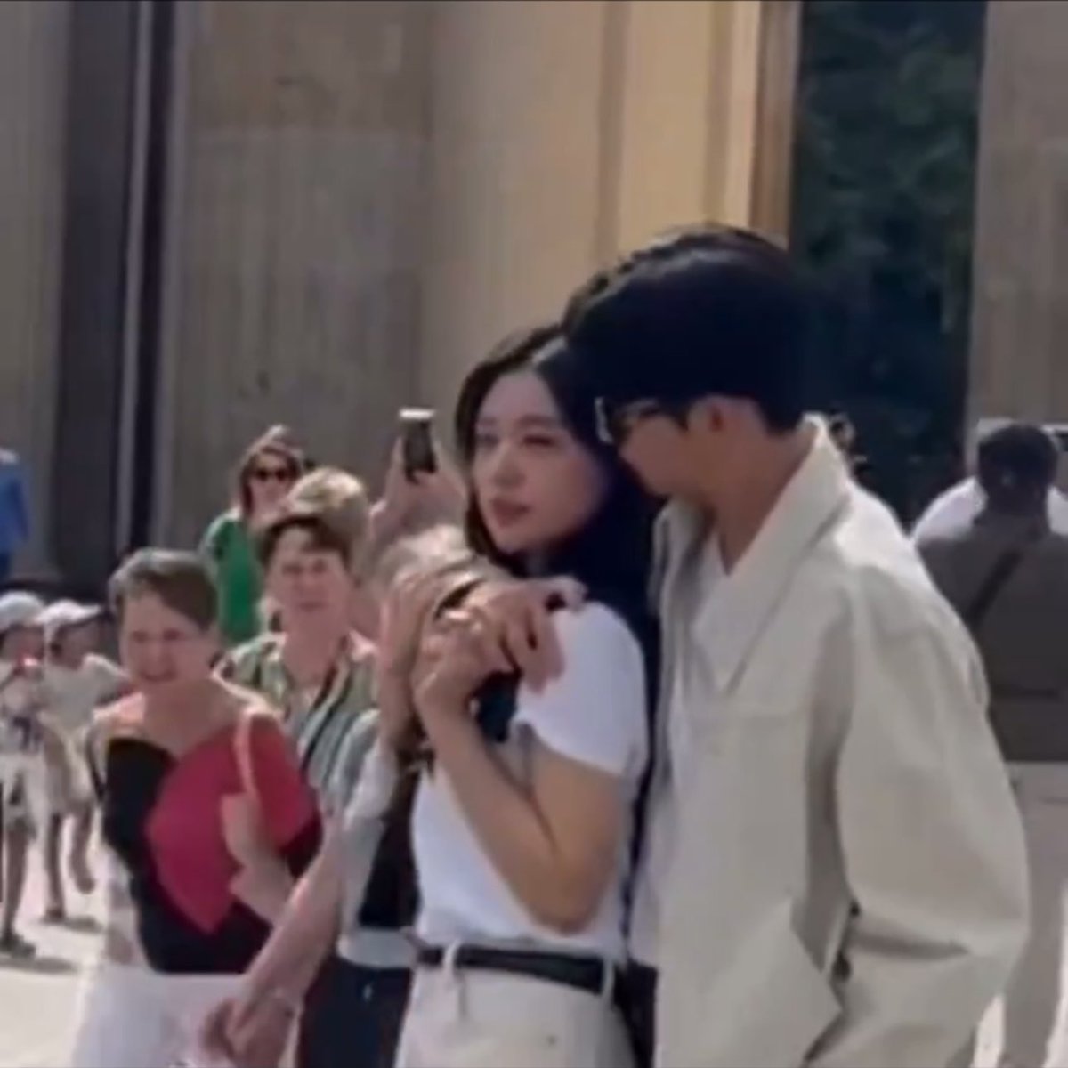 her hand                          his hand
around him                    around her