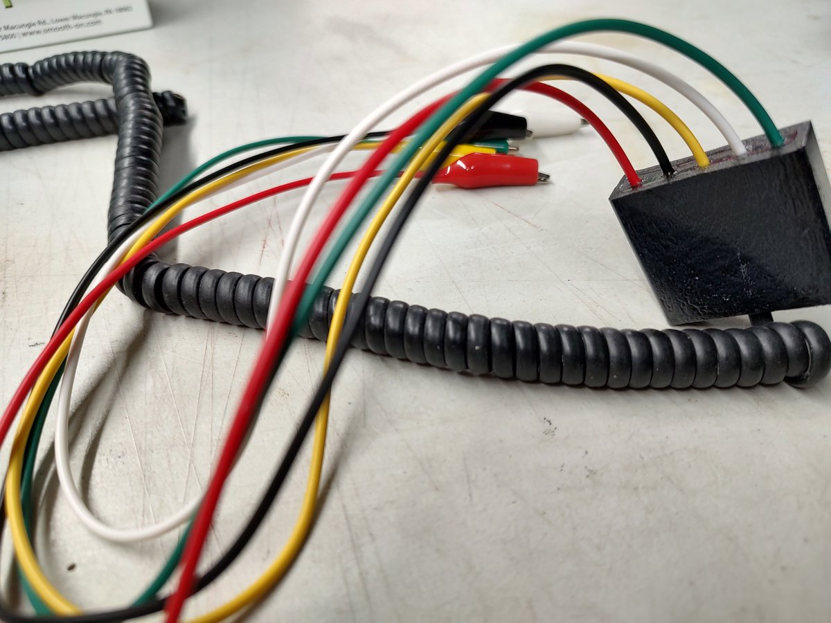Digital02prod's tweet photo. Changing gears here. Need to do a set of leads. And MacGyver just needs a Tic Tac container, phone chord, and alligator clips lol. Need to use yellow because brown was not available but that's cool It will work. https://t.co/T2cGtElWSb
