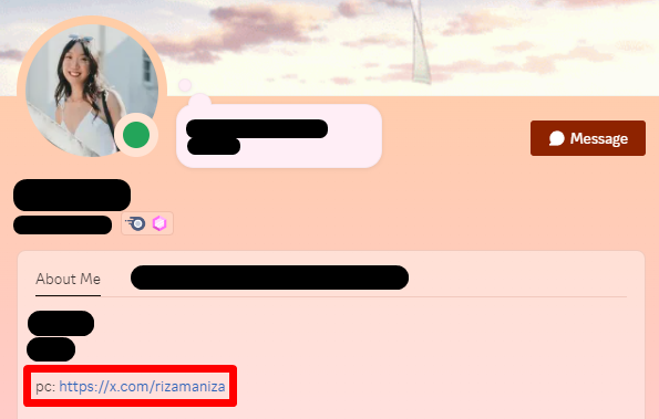 rizamaniza's tweet photo. wait, my friends are so cute for giving me pc in their discord bio😂🥲 https://t.co/8yhc2FuyBO