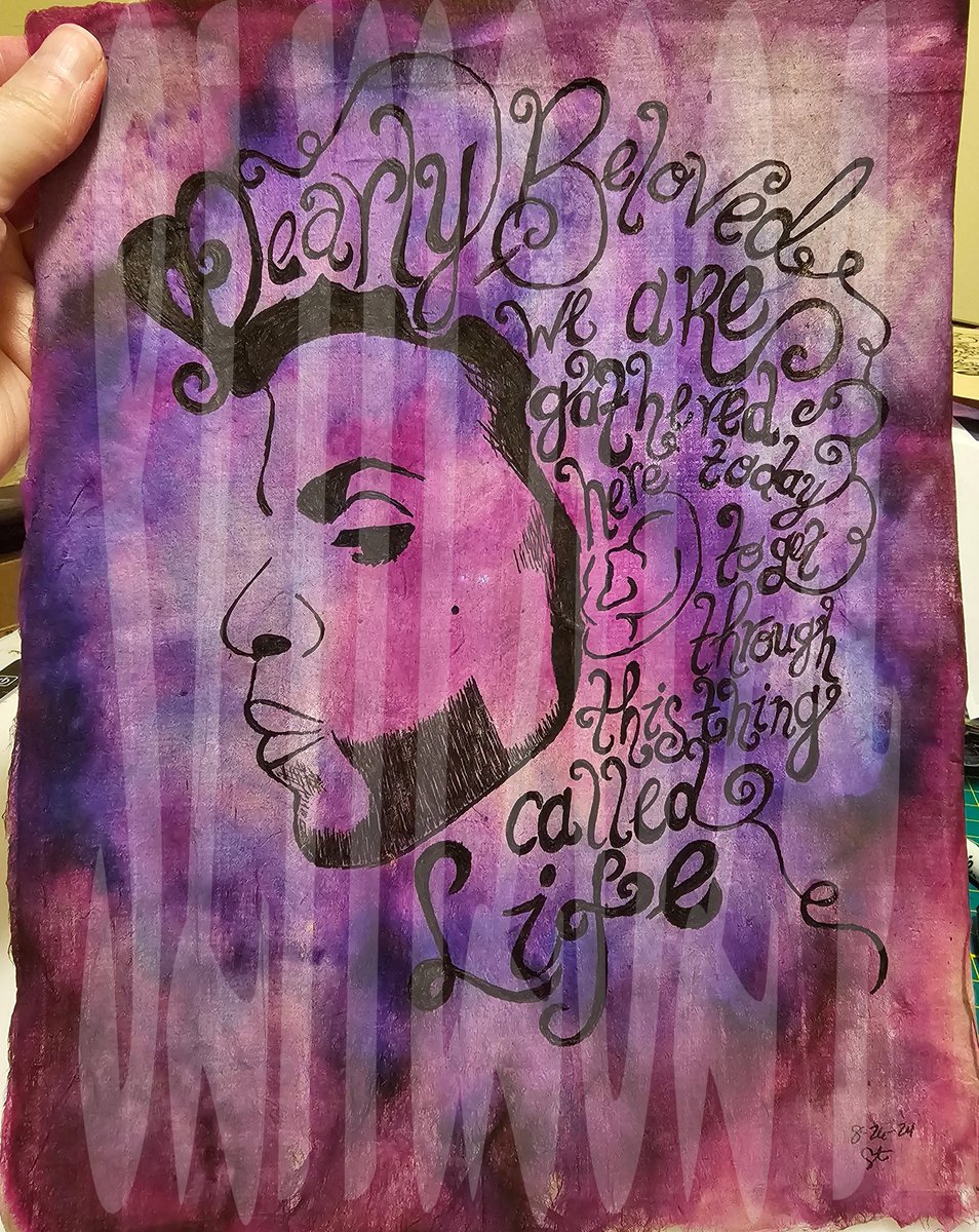 Tried something new. I'd see other artists do this and I wanted to try my hand at it. I like it!