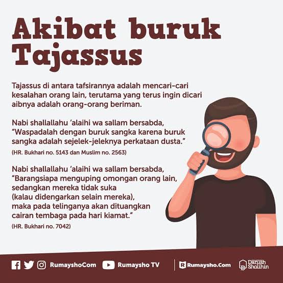 Hukum mencari cari aib seseorang dari jejak digital maupun RL