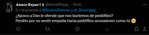 ArseneDemon's tweet photo. @terri_stuff @_Sharingay_ @AnnieRojas_ @HSehola77262 @Daaruz_KING @LEONARDODX10 Que puedes de esperar de ellos? literalmente la morra esta haciendo un chiste de lo que acaba de pasar, acusaciones pedos, en fin. Se nota que les arde que la gente exponga sus pendejadas https://t.co/djQkBPI7yT