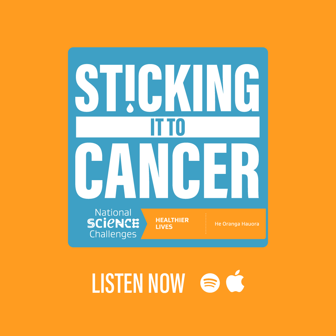 healthierNZ's tweet photo. With a simple blood test, ctDNA provides a transformative, accessible and less invasive addition to current testing for cancer patients. 

Hear about this revolutionary technology in a new podcast series, Sticking it to Cancer.

https://t.co/c7GdgUy2rf
https://t.co/fa3d5v60do https://t.co/H3iCFZIBKC