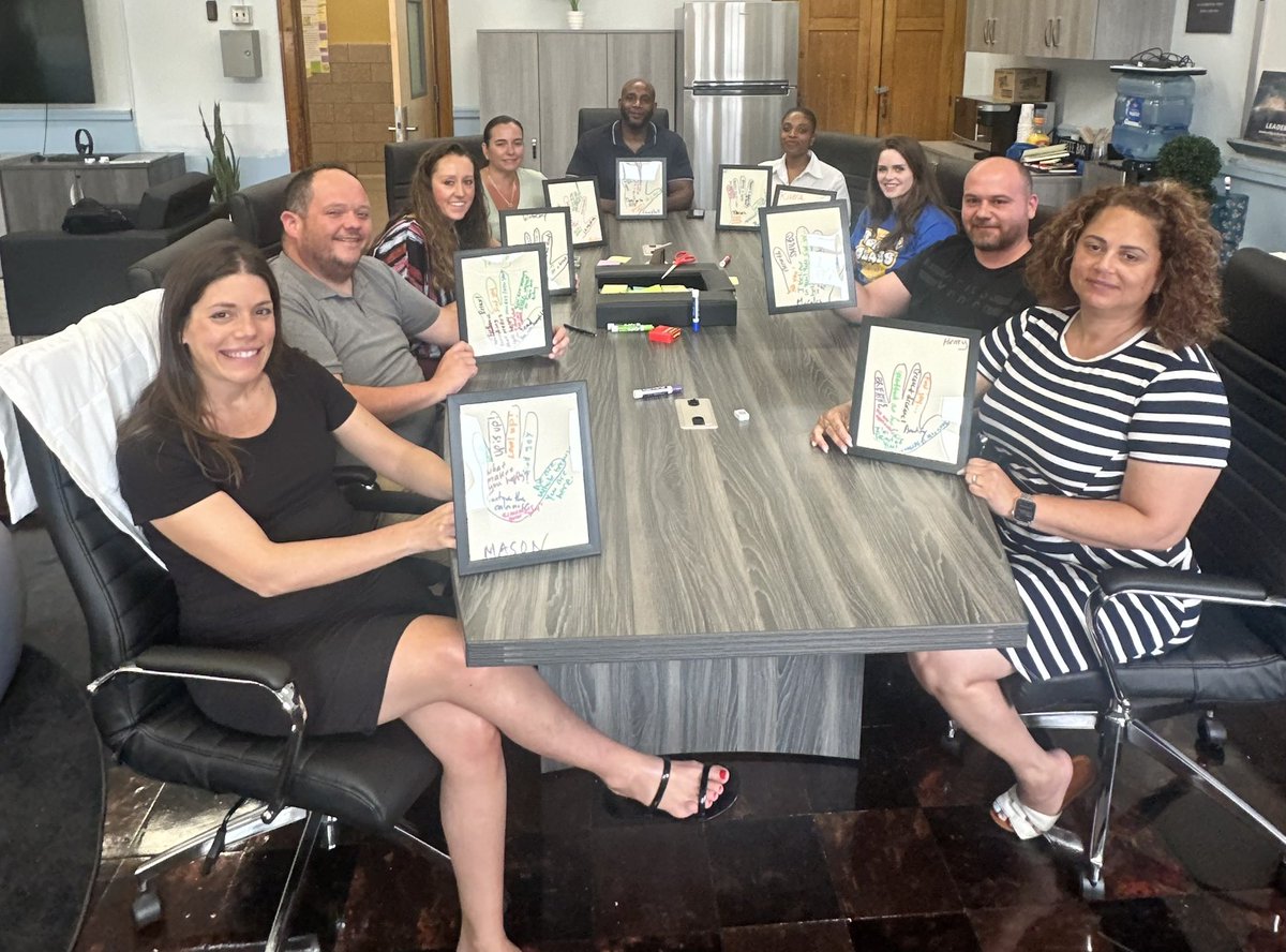 WCBryantHSLIC's tweet photo. Our Relentless Leaders are back! They spent the day engaged in professional learning, setting goals to enhance student learning and creating a welcoming environment for all. 📚🦉💙💛  #BryantHS #RelentlessQuestfForExcellence #Teamwork https://t.co/JLV0MFCtbK