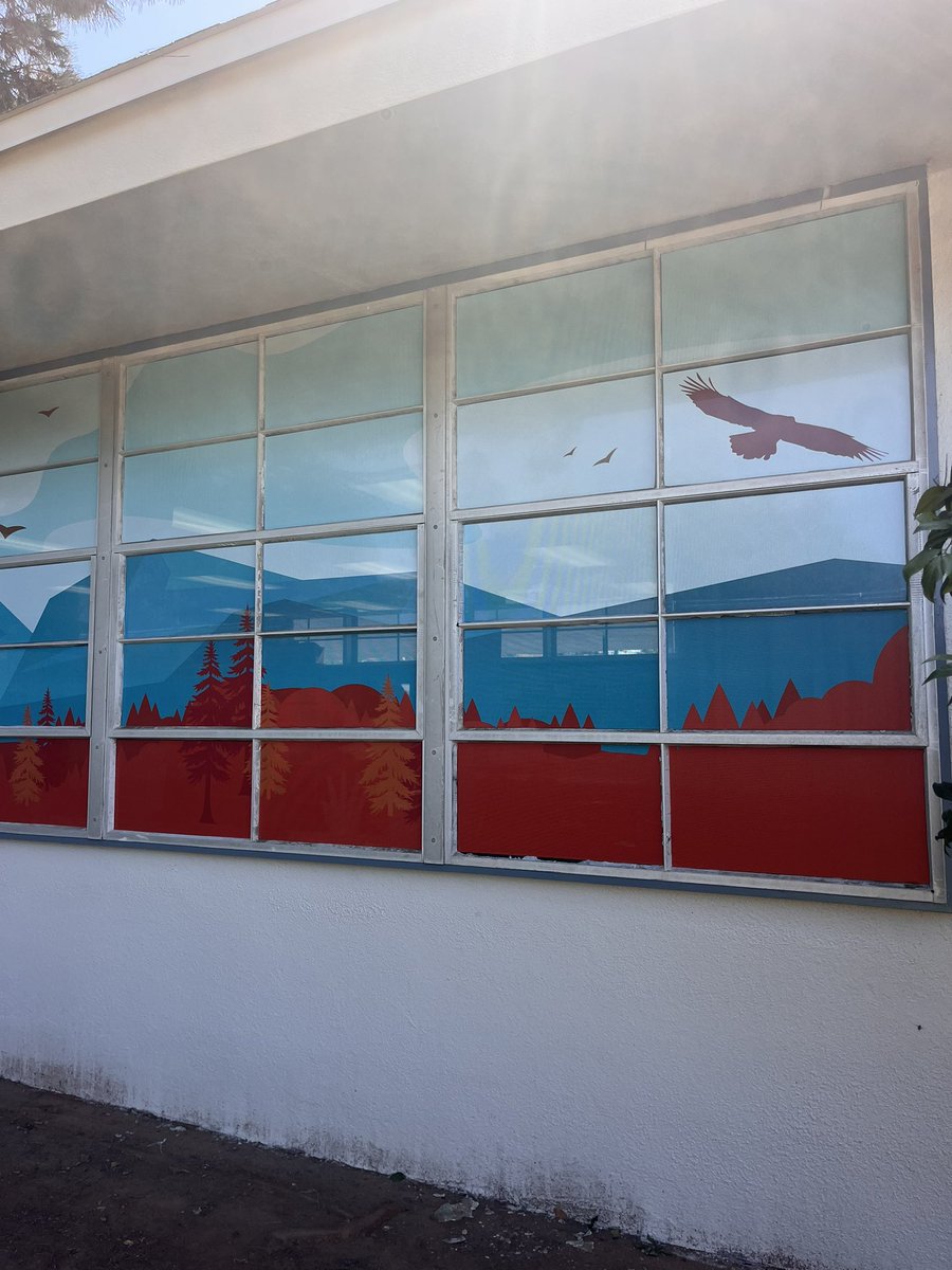 Delivering impeccable service. <a href="/cvusdprintshop/">cvusdprintshop</a> completed <a href="/Madison_Eaglets/">Madison Eaglets</a> Window Wrap Project. Making our nest look even better 🪺💙🦅💛 <a href="/CajonValleyUSD/">CajonValleyUSD</a> #MVPs