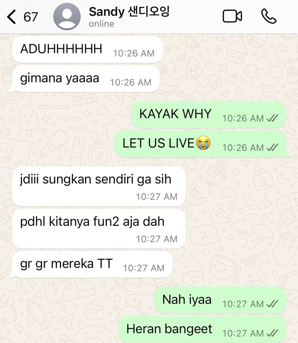 gue percaya ya sama moots moots gue di twitter dan org2 di komun ini (semoga) pada waras semua.
....tapi gimana cara ngasih tau yg di tiktok😩😩😩
#sandyourheart #xavieranation