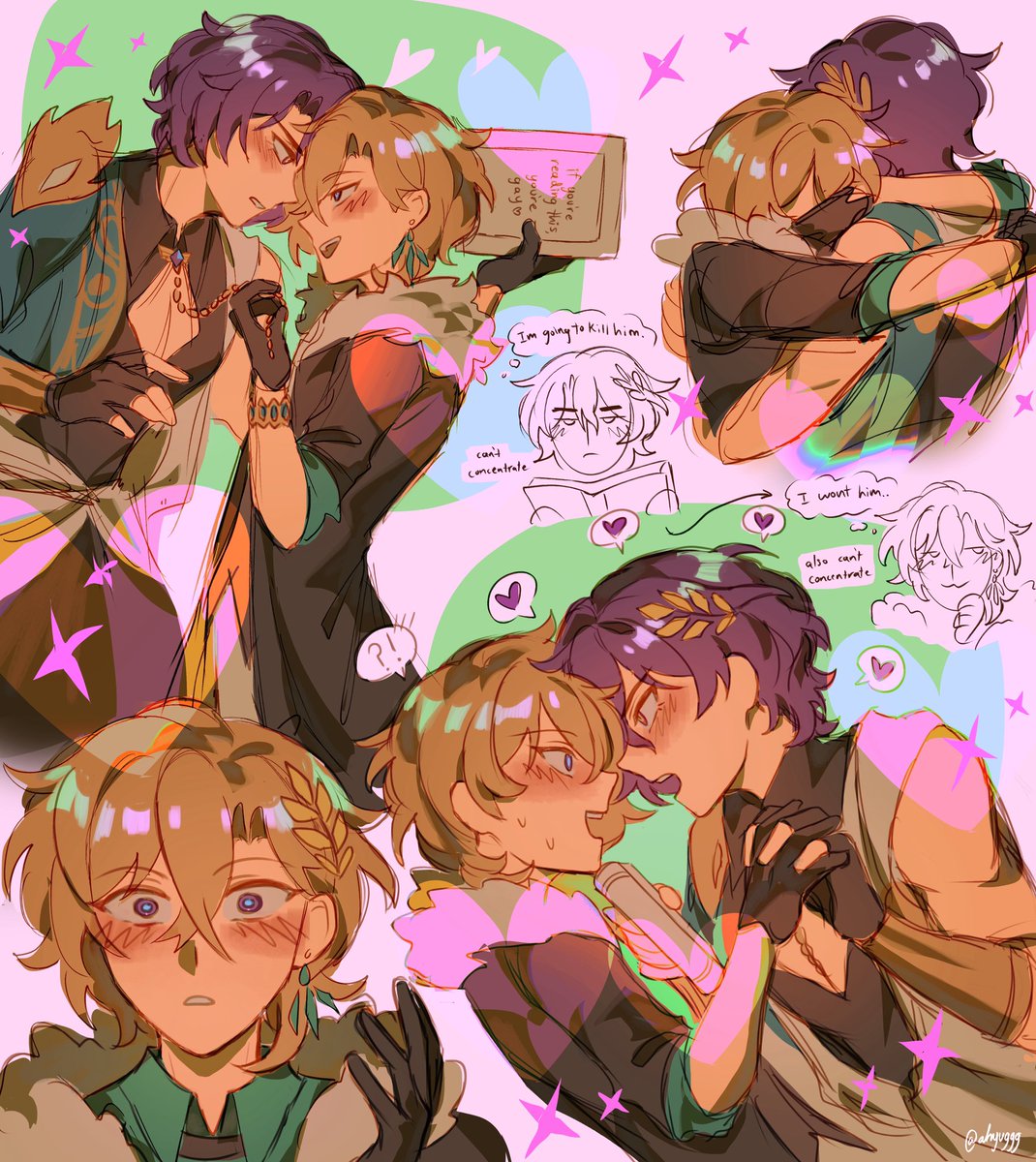 ahyuggg's tweet photo. another gay page 👩🏽‍🍳 
#ratiorine #aventio #honkaistarrail https://t.co/BnCuRu04Jj