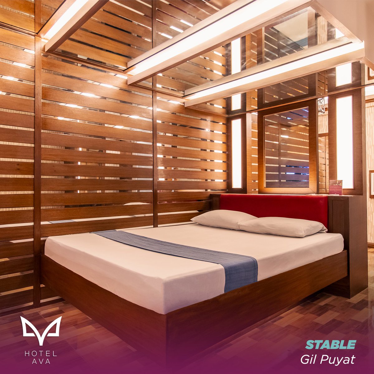 Prepare your saddle for a night of giddy up inside the Stable Standard Room at Hotel Ava Gil Puyat. 🏇

Book your stay now!  tinyurl.com/2c6sspb2

📍 Google Maps: Hotel Ava Gil Puyat
🚗 Waze: Hotel Ava Gil Puyat