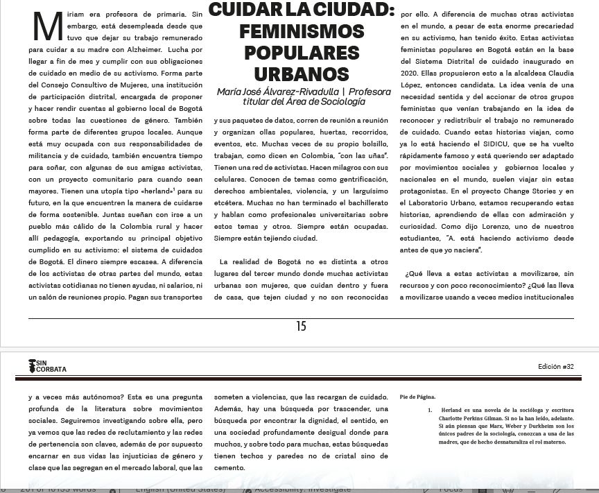 María José Álvarez Rivadulla tweet media