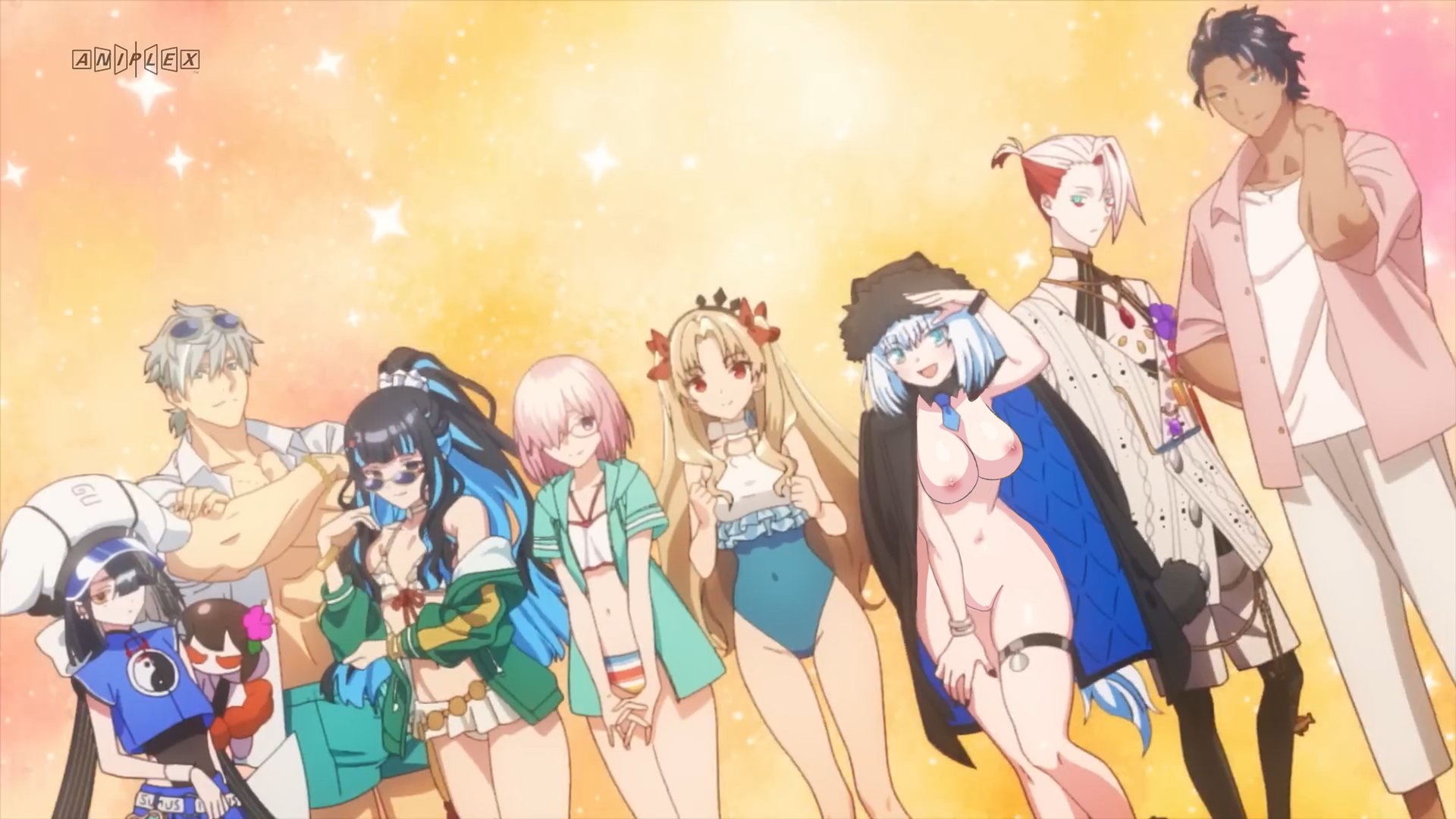 ワンピースエロ　gif 剥ぎコラ　 ソシャゲ剥ぎコラ動画【FGO】part2 | NIJIERO-VIEW