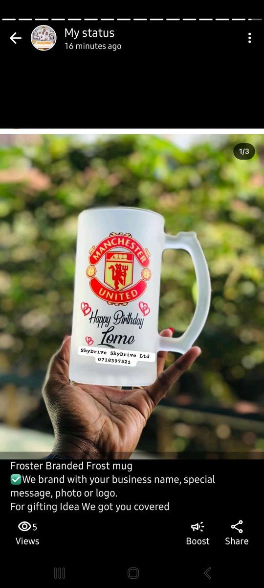MoraraAlexis's tweet photo. Incredible Froster Branded Frost mug &amp; Clear Customized Wall SAA✅gifts Ideas We brand [Perfectly] 0718397521 Delivery countrywide Free Nairobi cbd Ksh1500 Brand Notebook 1650 etc #Maandamano Trump Safaricom  Kikuyu #FeesHasFallen Salim Swaleh Raila Odinga HELB KNUT Eddie Nketiah https://t.co/j2ES11CXRB