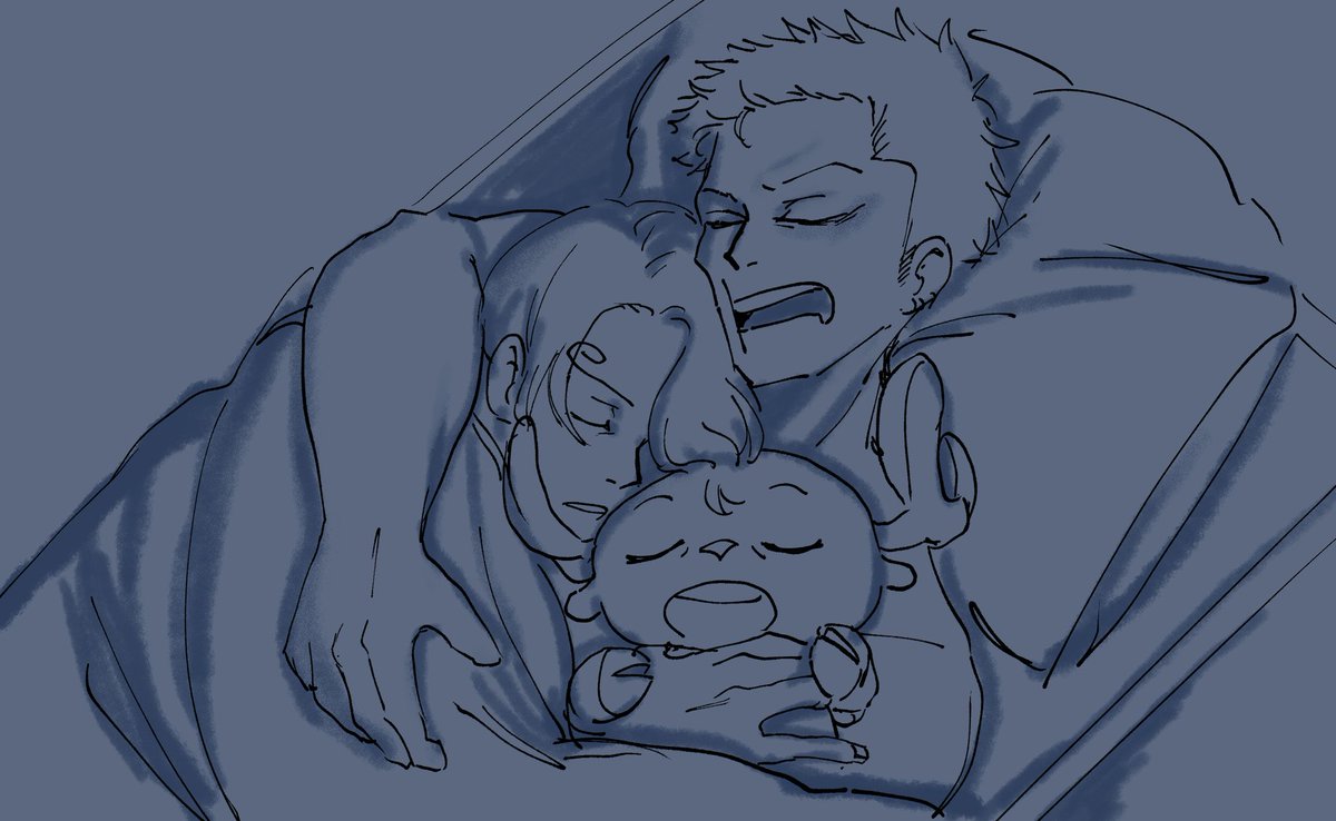 When you forget your rival has already snuck into your bed #zosan #ゾロサン #sanzo #サンゾロ