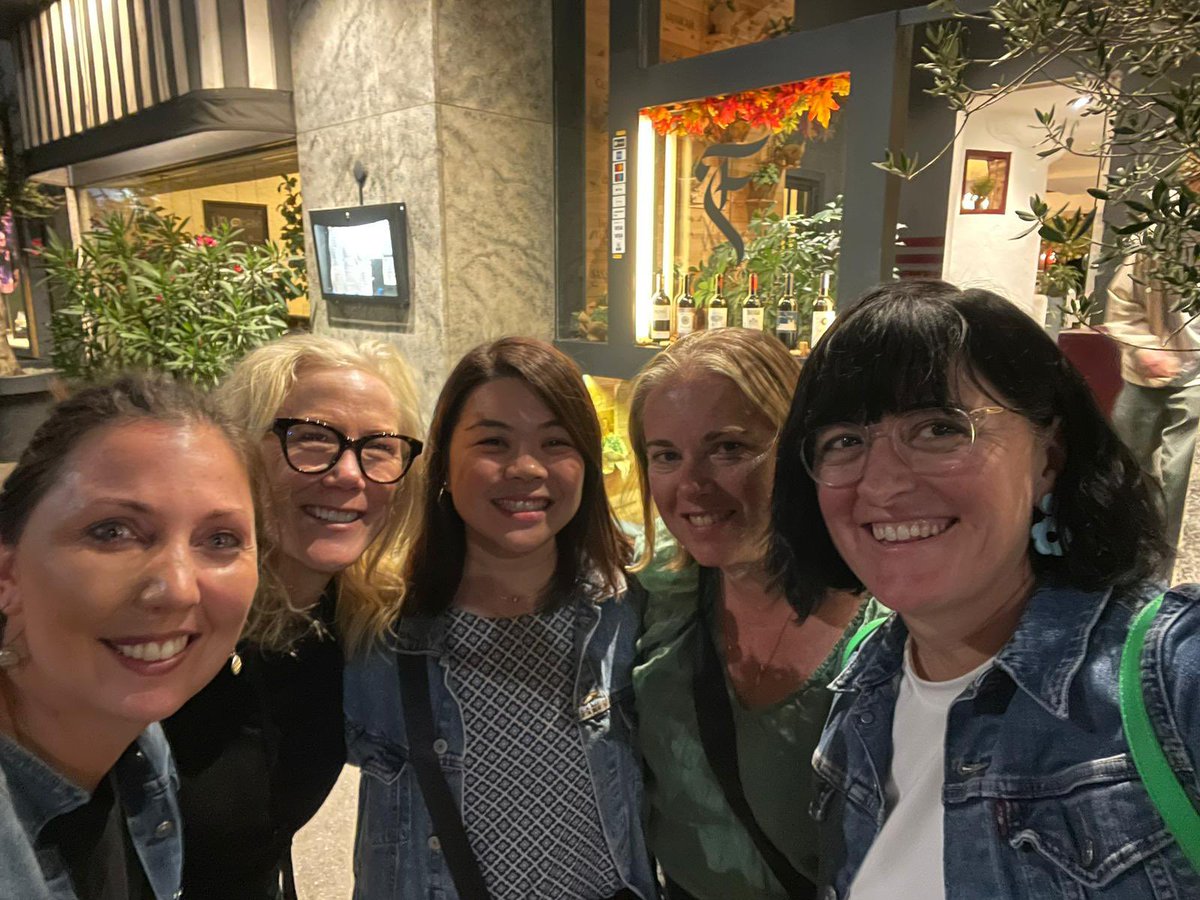 Dr Tina Brock 🌍 🐝 (@tmpbrock) on Twitter photo Nothing to see here… except a deputy head of school, assessment lead, director of learning & teaching, simulation lead, and a centre director debriefing on the day’s sessions at #AMEE2024 and planning collaborations at <a href="/UniMelbMDHS/">UniMelb MDHS</a>. #connect #grow #inspire Nothing to see here… except a deputy head of school, assessment lead, director of learning & teaching, simulation lead, and a centre director debriefing on the day’s sessions at #AMEE2024 and planning collaborations at <a href="/UniMelbMDHS/">UniMelb MDHS</a>. #connect #grow #inspire