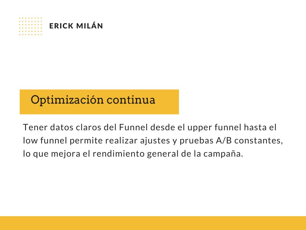 erickmilanpunto's tweet image. ¿Tu Funnel está llevando a conversiones? 🚀
Medir cada etapa del Funnel es clave para optimizar tus campañas de Growth. Ajusta estrategias en tiempo real y maximiza conversiones para obtener los resultados que buscas. 🚀📈
#GrowthHacking #FunnelOptimization #ErickMilán