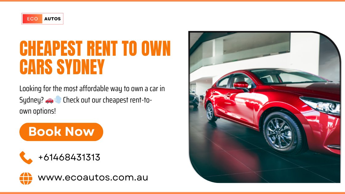 profession68864's tweet image. Cheapest rent-to-own cars in Sydney! 🚗 Flexible plans. No upfront costs. 

Book Now: ecoautos.com.au

#SydneyCars #RentToOwn #DriveToday