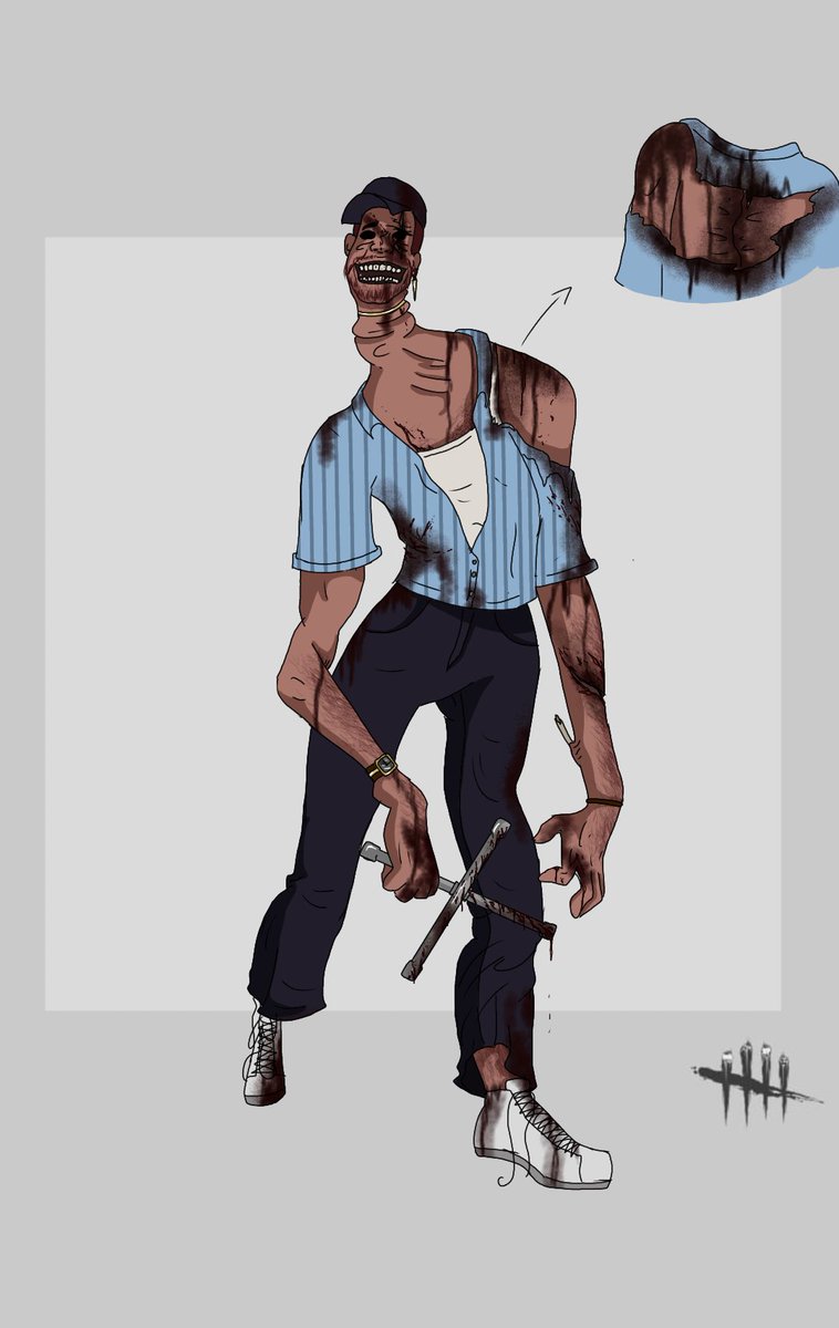 ClaudetteSkins's tweet image. There is no forgiveness- The Unknown 
"Upon arriving at the appointed location, he saw his girlfriend sitting with her back to him , he approached her with a bouquet of flowers apologizing for being late." 
#dbd #DeadbyDaylight #TheUnknown