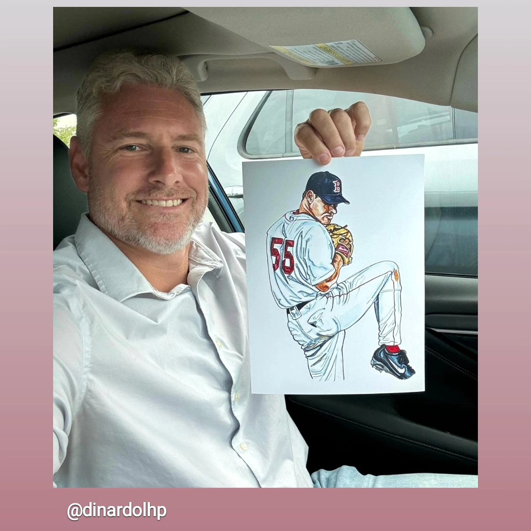 Glen Kertes Illustrations (@gkert67) on Twitter photo Lenny Dinardo <a href="/DinardoLenny/">Lenny DiNardo</a> holding a print of my artwork. Pretty cool seeing this. <a href="/RedSox/">Red Sox</a> <a href="/cardshowsMA/">cardboardpromotions</a> Lenny Dinardo <a href="/DinardoLenny/">Lenny DiNardo</a> holding a print of my artwork. Pretty cool seeing this. <a href="/RedSox/">Red Sox</a> <a href="/cardshowsMA/">cardboardpromotions</a>